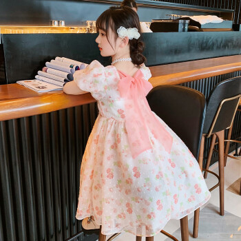 小慧娃（XIAOHUIWA）女童连衣裙夏装儿童夏季裙子女孩中